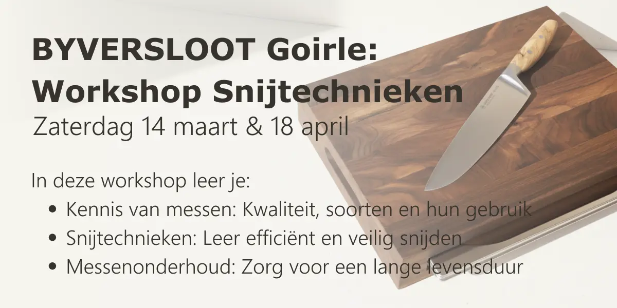 Workshop Snijtechniek in Goirle